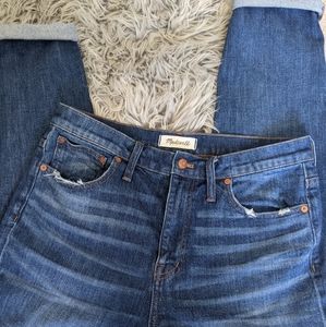 Madewell high rise slim boy jeans